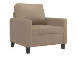 Poltrona 60 cm couro artificial cappuccino PT851914^ Poltrona