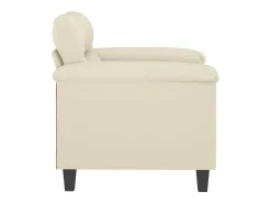 Poltrona| Poltrona 60 cm couro artificial PT790760 Creme