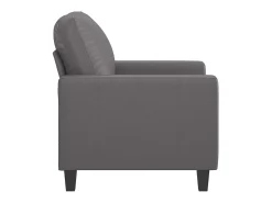 Poltrona| Poltrona 60 cm couro artificial PT224260 Cinzento