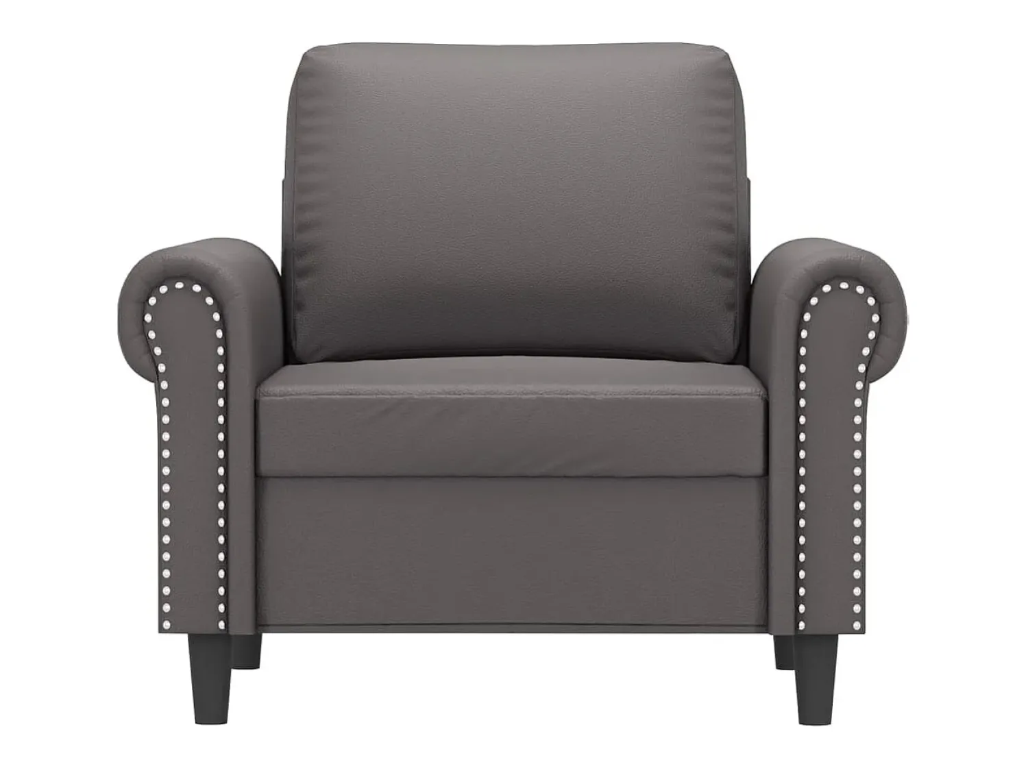 Poltrona 60 cm couro artificial PT562748^ Poltrona