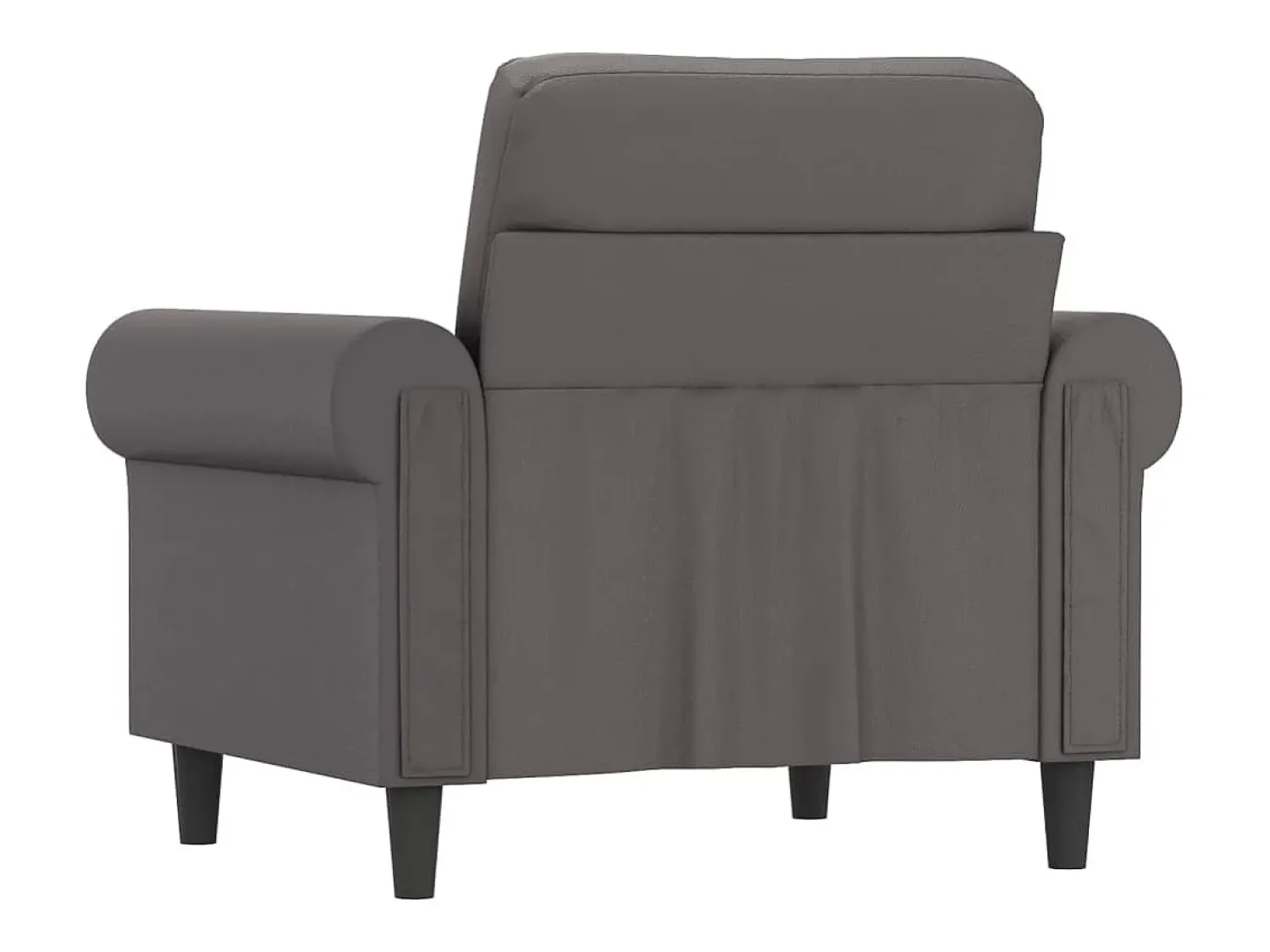 Poltrona 60 cm couro artificial PT562748^ Poltrona