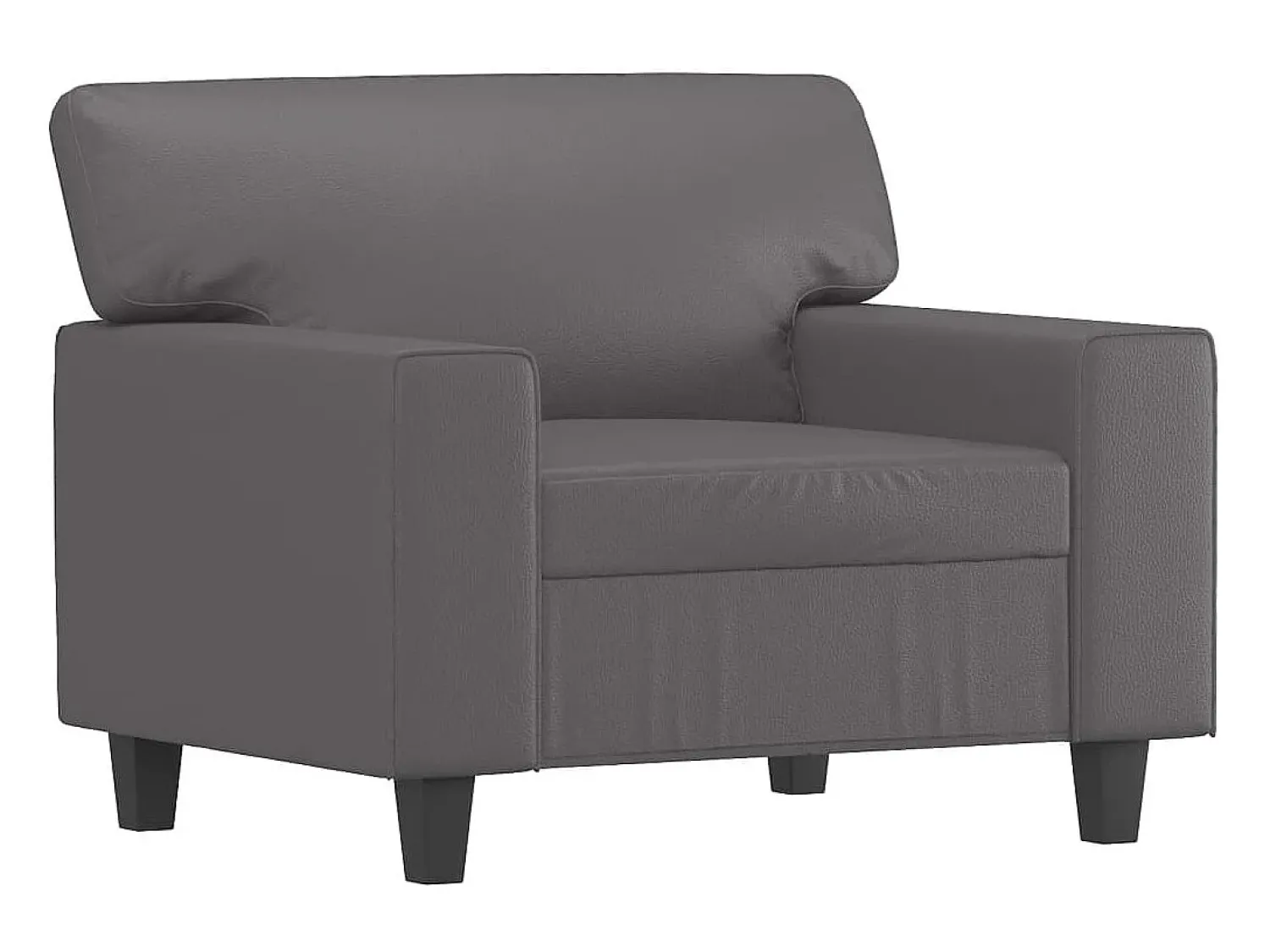 Poltrona 60 cm couro artificial PT707991^ Poltrona