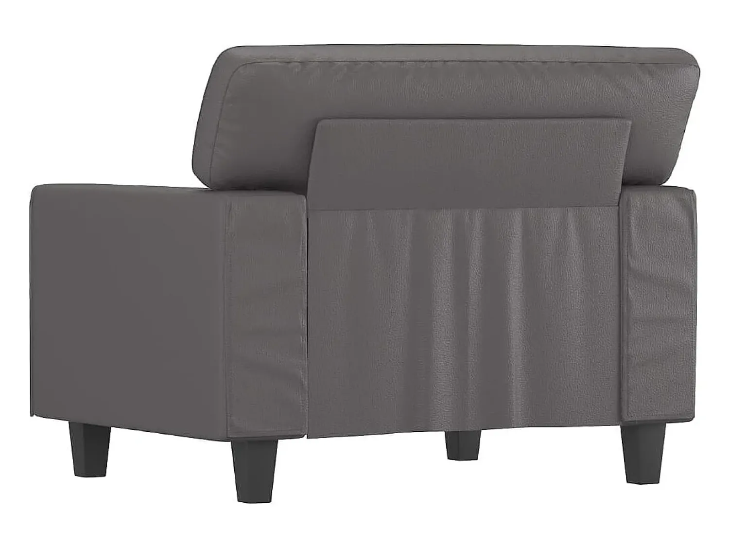 Poltrona 60 cm couro artificial PT707991^ Poltrona
