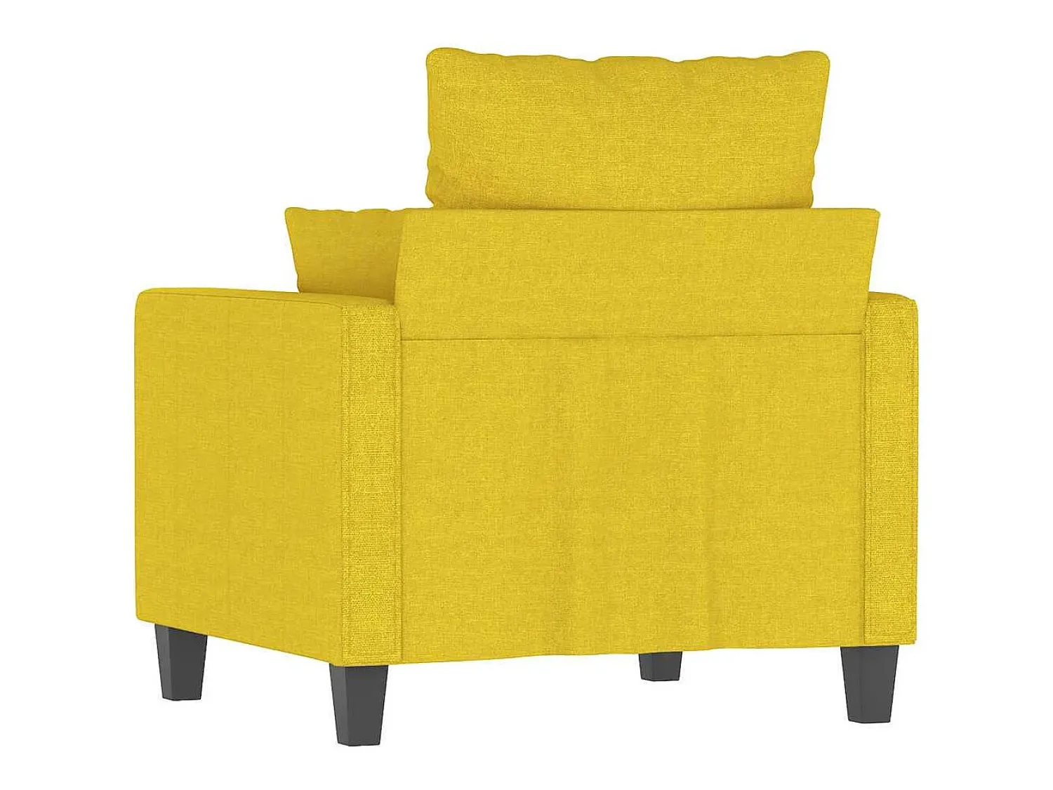 Poltrona|vidaxl Poltrona 60 cm tecido -claro Amarelo