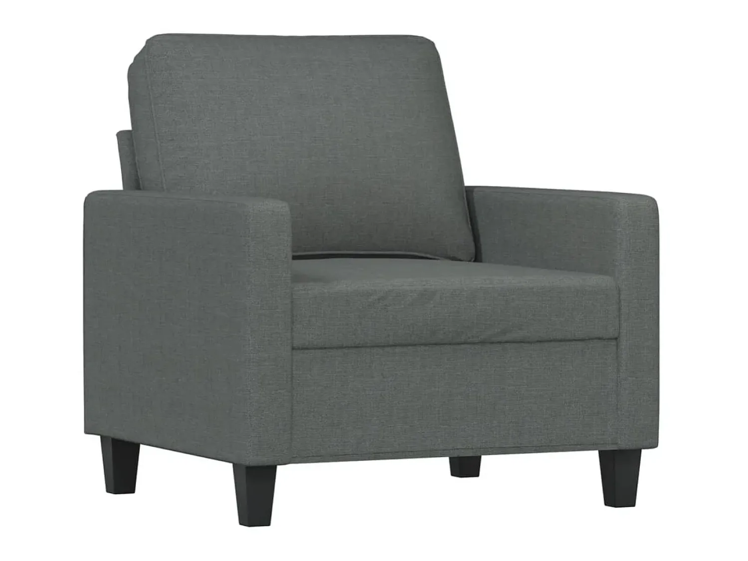Discount Poltrona 60 cm tecido -escuro PT335922 Cinzento