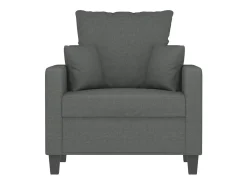Poltrona| Poltrona 60 cm tecido -escuro PT155089 Cinzento