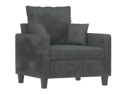 Poltrona| Poltrona 60 cm tecido -escuro PT155089 Cinzento