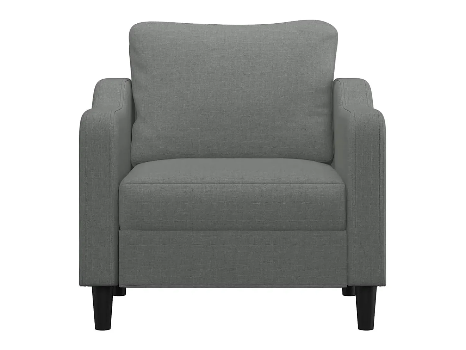 Poltrona| Poltrona 60 cm tecido -escuro PT523206 Cinzento