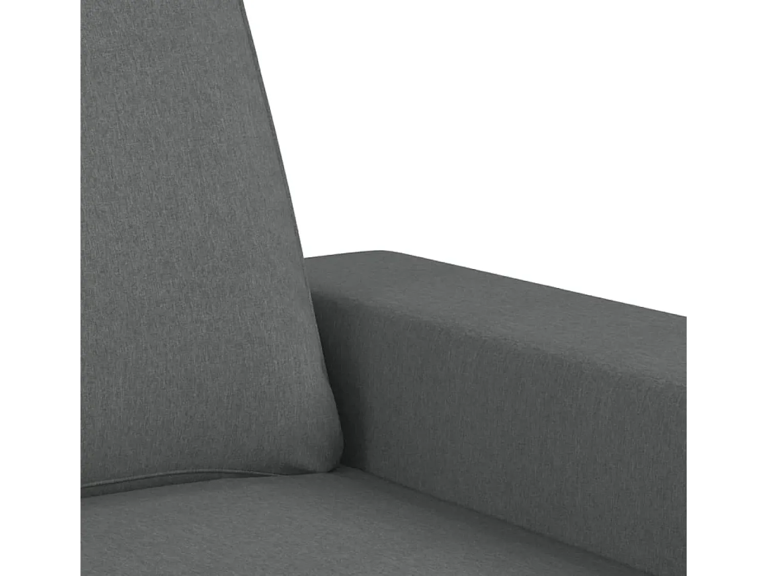Poltrona*vidaxl Poltrona 60 cm tecido -escuro Cinzento