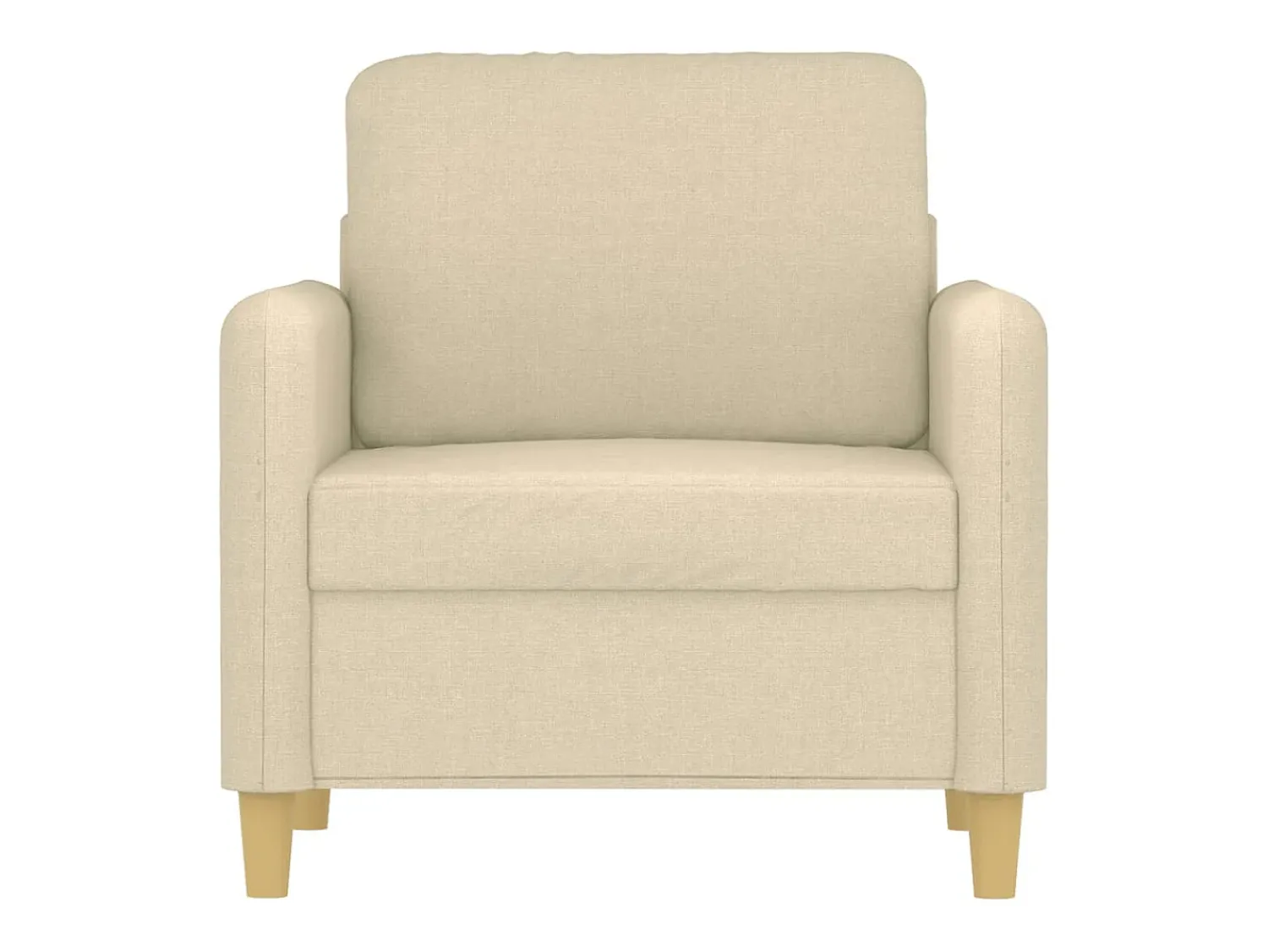 Poltrona* Poltrona 60 cm tecido cor PT455590 Creme