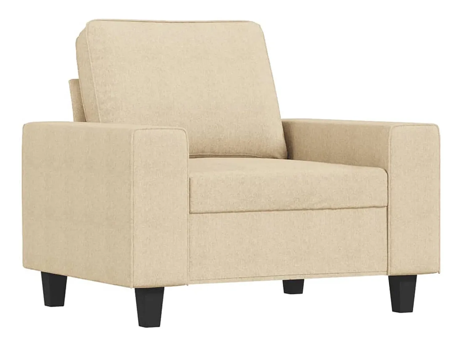 Poltrona* Poltrona 60 cm tecido cor PT833526 Creme