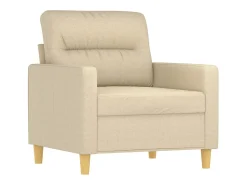 Poltrona*vidaxl Poltrona 60 cm tecido cor Creme