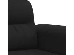 Poltrona|vidaxl Poltrona 60 cm tecido de microfibra Preto