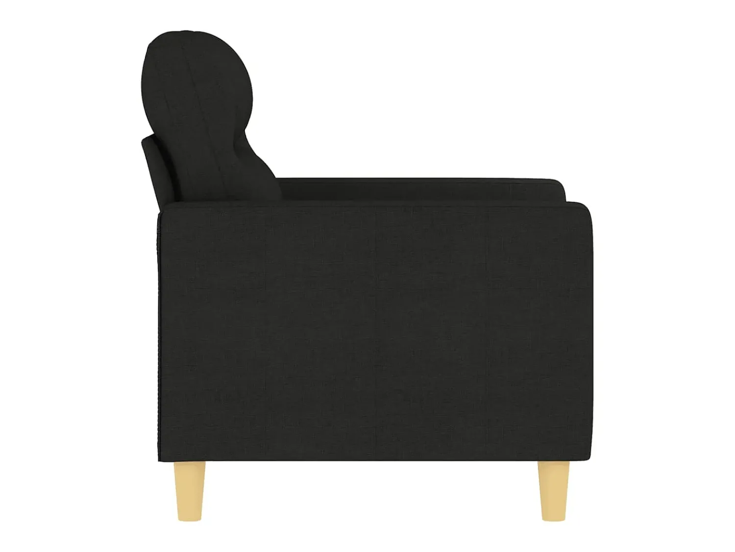 Online Poltrona 60 cm tecido PT992450 Preto