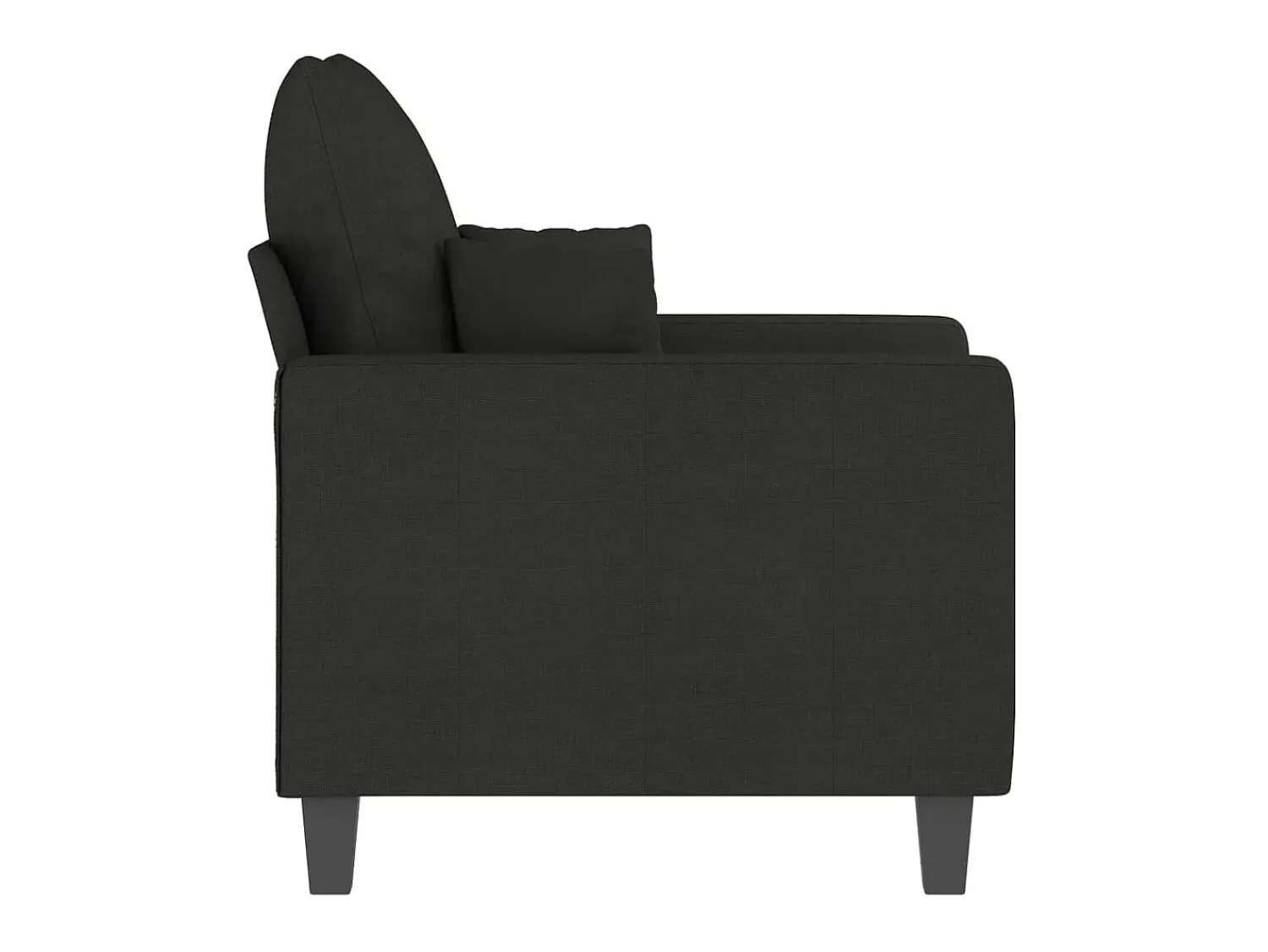 Hot Poltrona 60 cm tecido PT494876 Preto