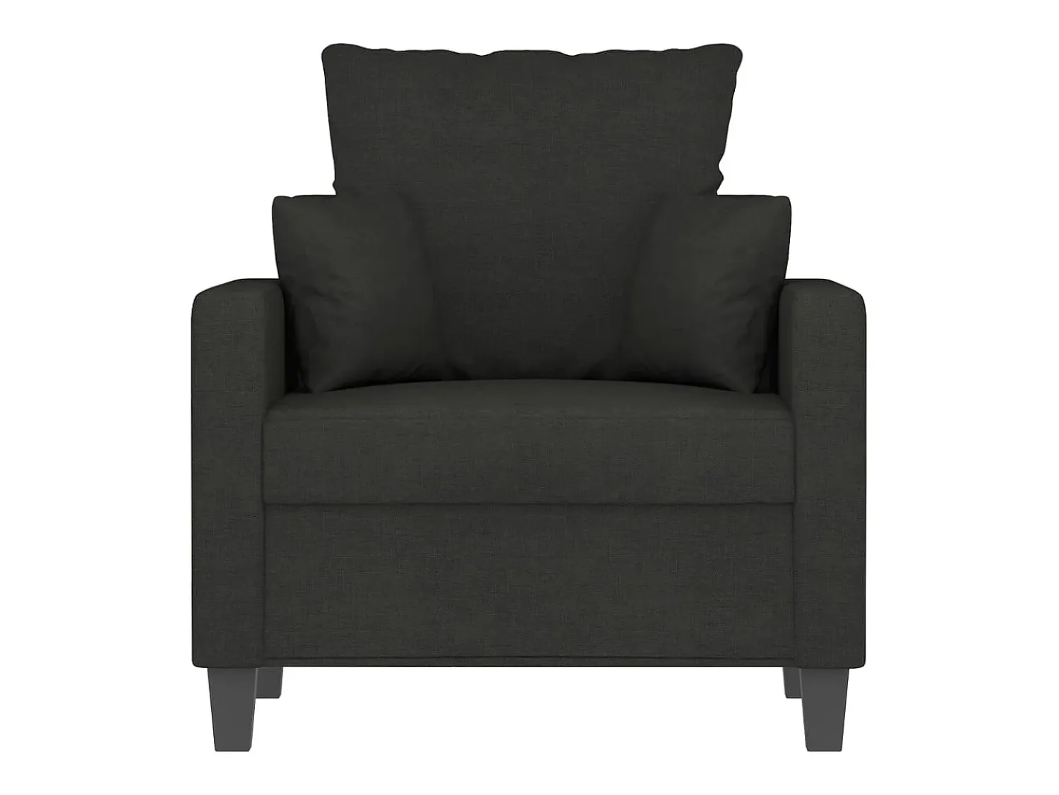 Hot Poltrona 60 cm tecido PT494876 Preto