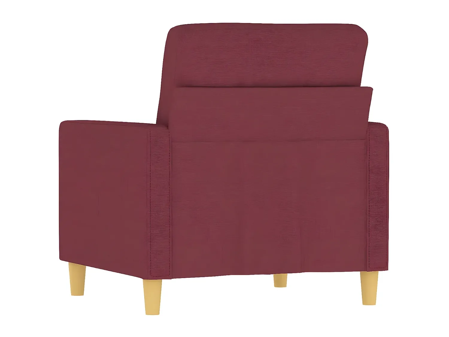 Sale Poltrona 60 cm tecido tinto PT809401 Vermelho