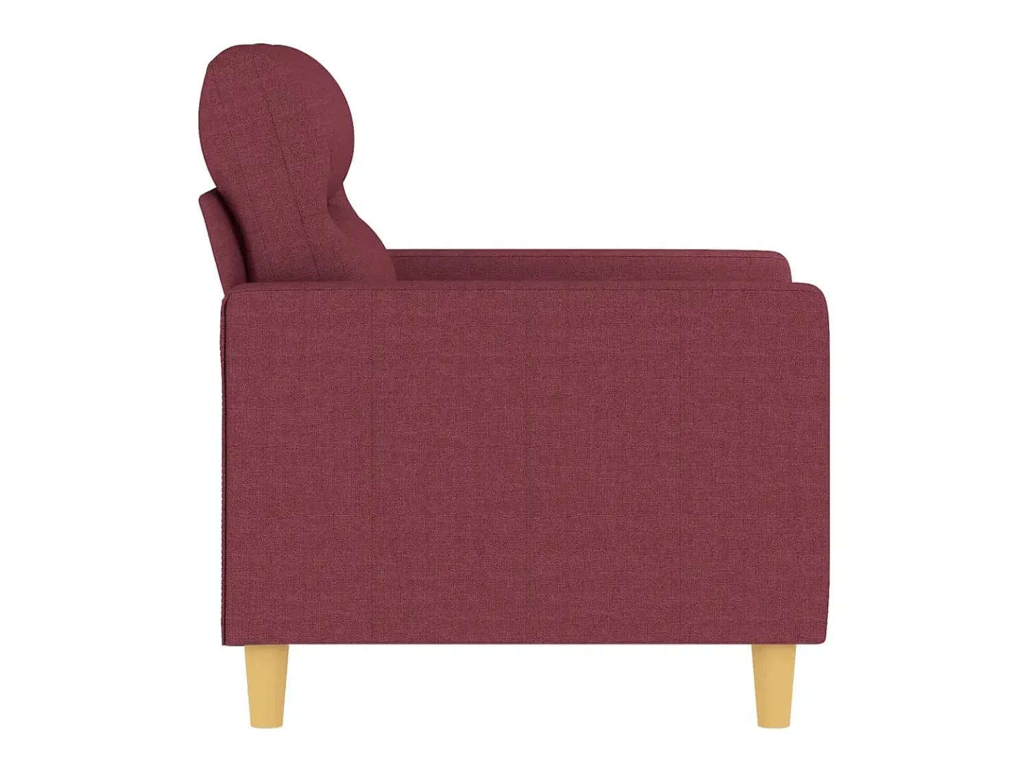Sale Poltrona 60 cm tecido tinto PT809401 Vermelho
