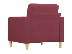 Poltrona* Poltrona 60 cm tecido tinto PT990818 Vermelho