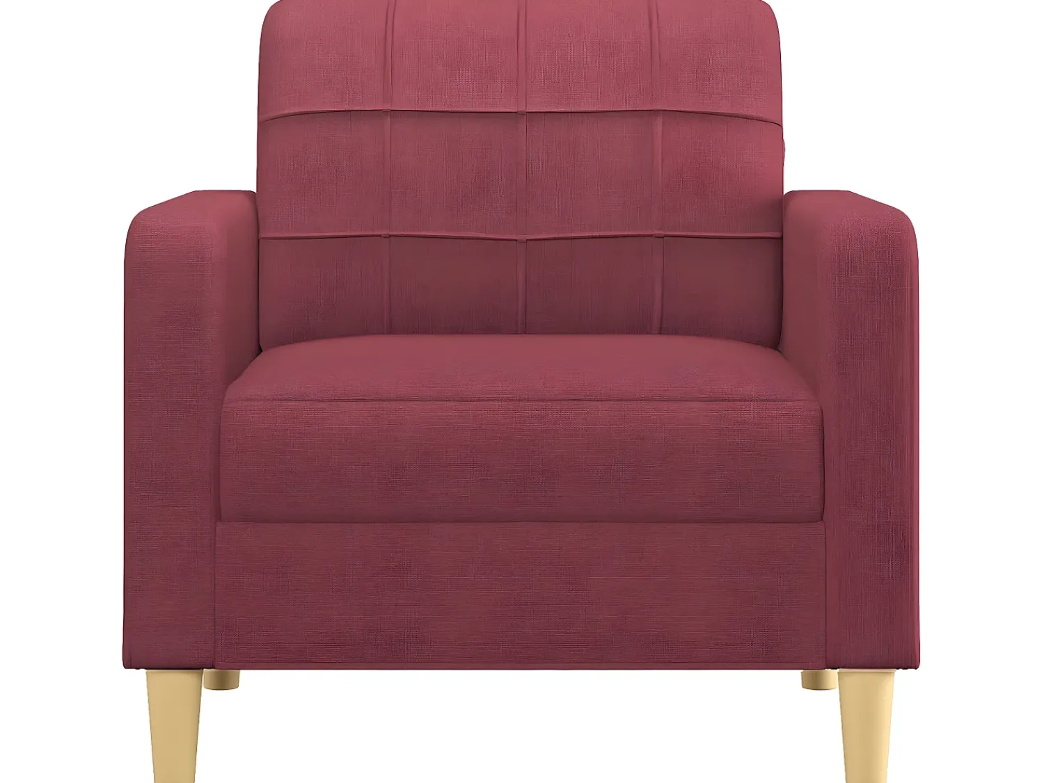 Poltrona* Poltrona 60 cm tecido tinto PT990818 Vermelho