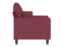 New vidaxl Poltrona 60 cm tecido tinto Vermelho
