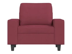 New Poltrona 60 cm tecido tinto PT243655 Vermelho