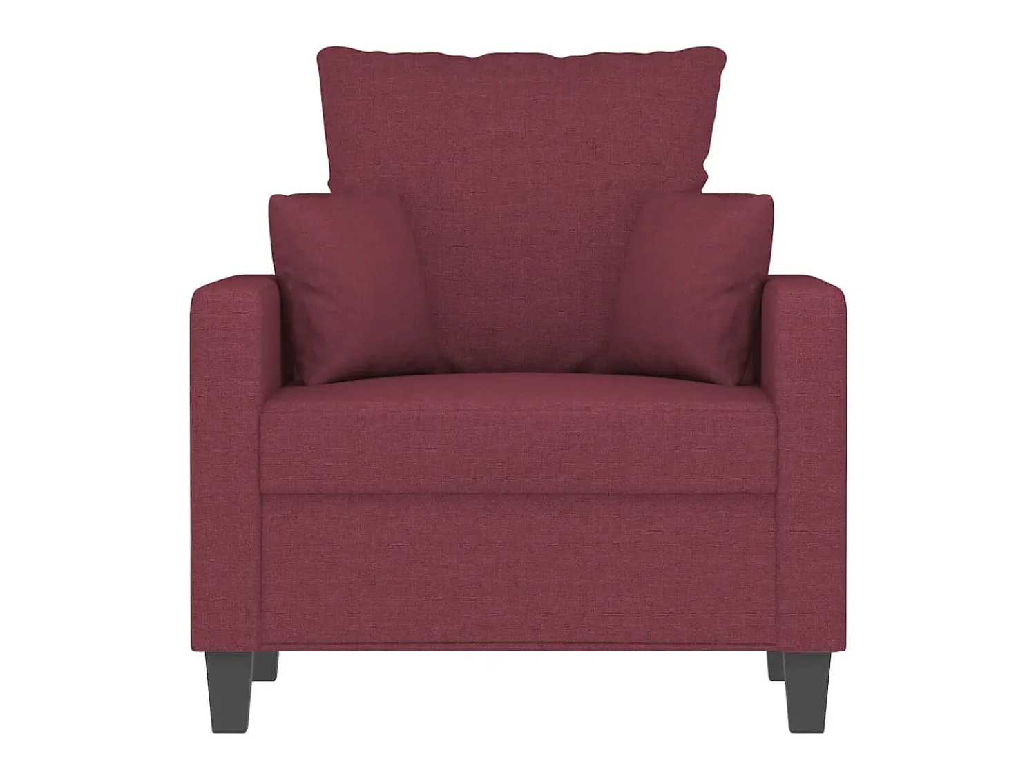 Poltrona* Poltrona 60 cm tecido tinto PT300824 Vermelho
