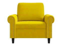 New Poltrona 60 cm veludo PT304356 Amarelo