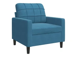 Outlet Poltrona 60 cm veludo PT423791 Azul