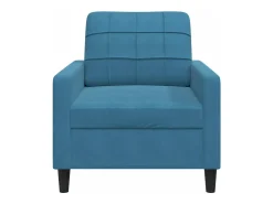 Outlet Poltrona 60 cm veludo PT423791 Azul