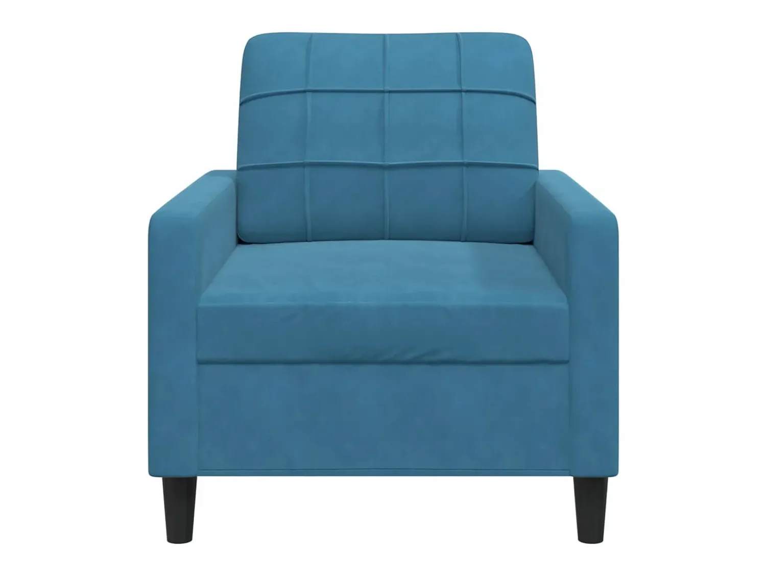Outlet Poltrona 60 cm veludo PT423791 Azul