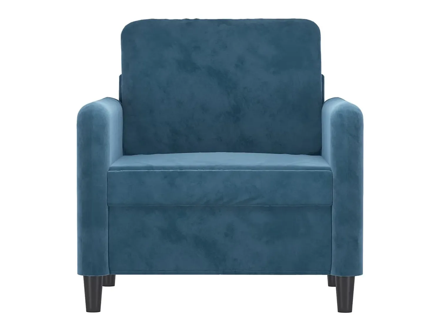 Outlet Poltrona 60 cm veludo PT199713 Azul
