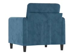Outlet Poltrona 60 cm veludo PT199713 Azul