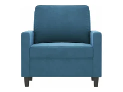 Best Poltrona 60 cm veludo PT919215 Azul