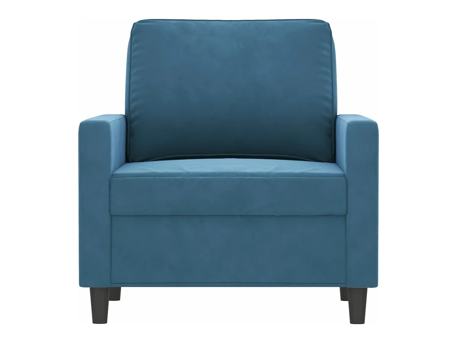 Best Poltrona 60 cm veludo PT919215 Azul