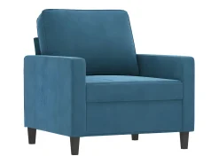 Best Poltrona 60 cm veludo PT919215 Azul