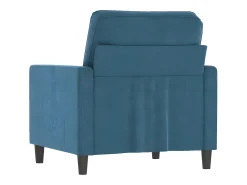 Best Poltrona 60 cm veludo PT919215 Azul