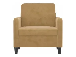 Poltrona* Poltrona 60 cm veludo PT310719 Castanho