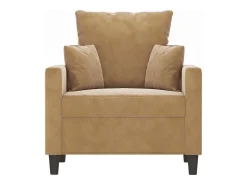 Poltrona* Poltrona 60 cm veludo PT779251 Castanho