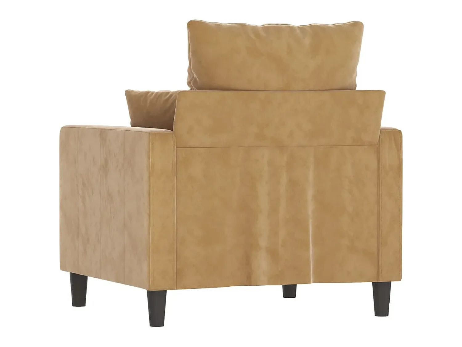 Poltrona* Poltrona 60 cm veludo PT779251 Castanho