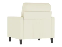 Poltrona* Poltrona 60 cm veludo cor PT987069 Creme