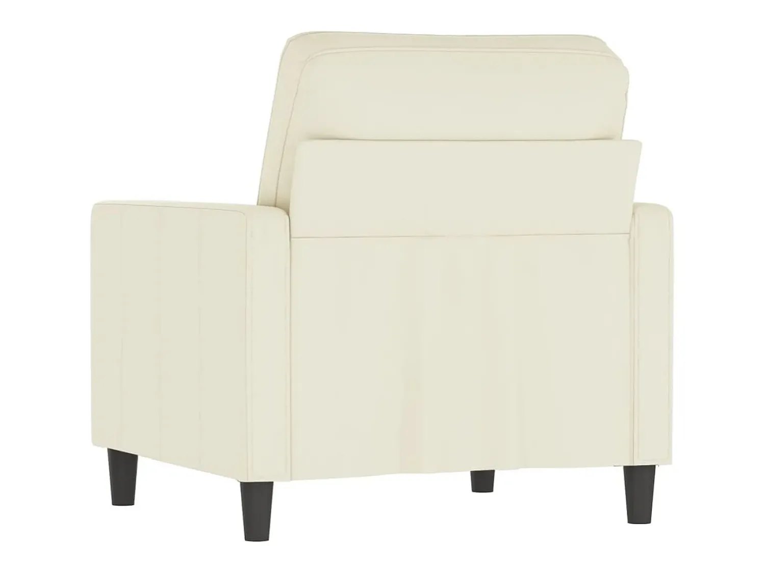 Poltrona* Poltrona 60 cm veludo cor PT987069 Creme