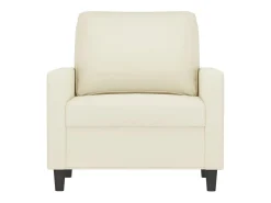 Poltrona* Poltrona 60 cm veludo cor PT987069 Creme