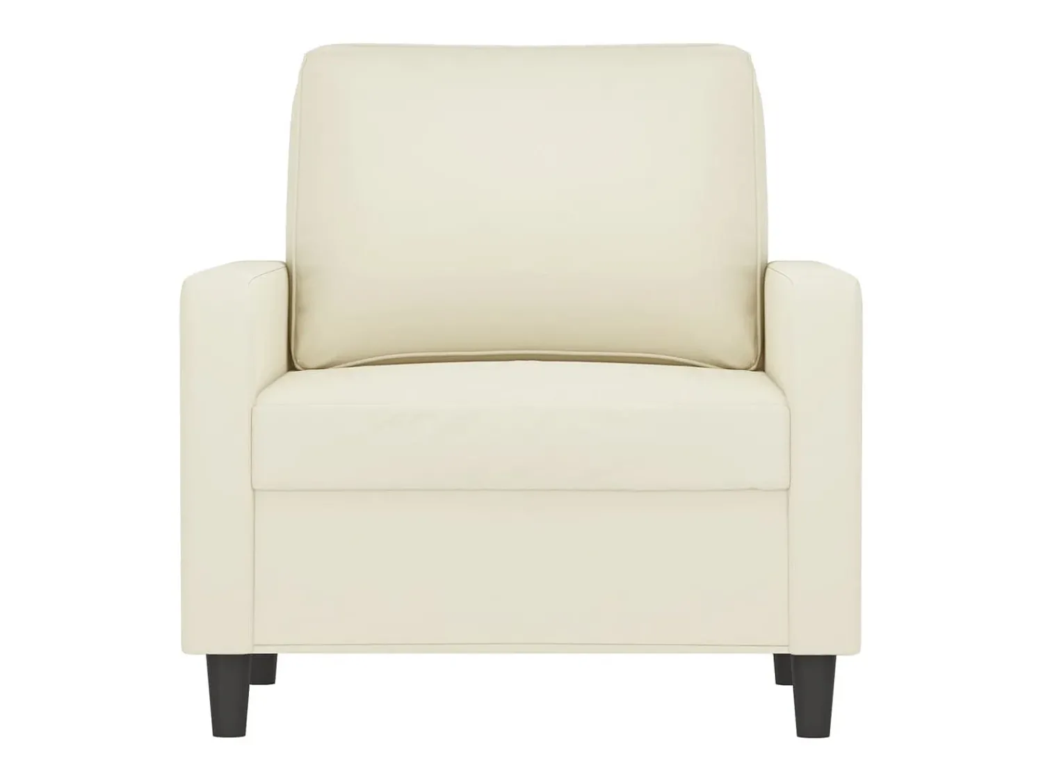 Poltrona* Poltrona 60 cm veludo cor PT987069 Creme