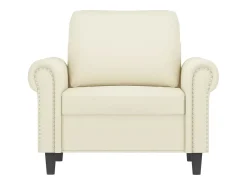Poltrona* Poltrona 60 cm veludo cor PT971698 Creme