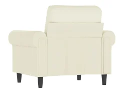 Poltrona* Poltrona 60 cm veludo cor PT971698 Creme