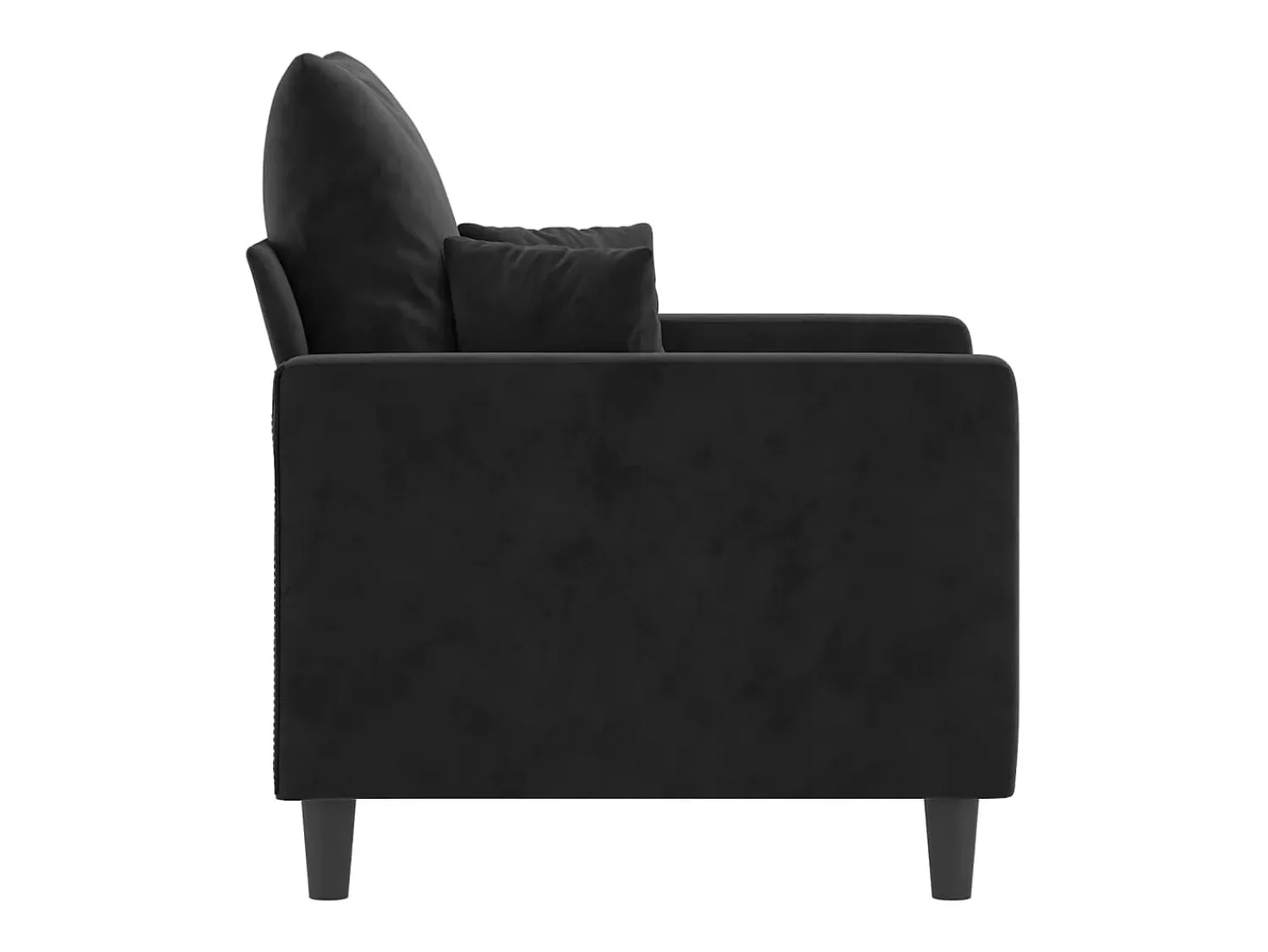 Poltrona| Poltrona 60 cm veludo PT455171 Preto