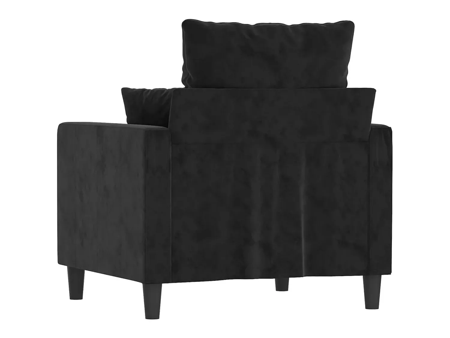 Poltrona| Poltrona 60 cm veludo PT455171 Preto