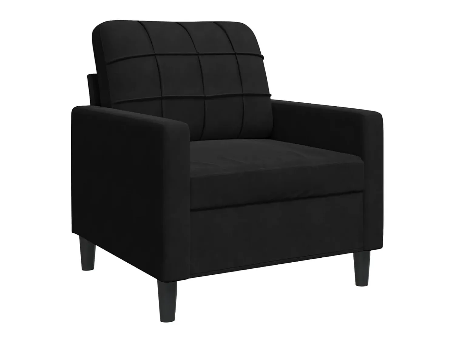Poltrona* Poltrona 60 cm veludo PT161388 Preto