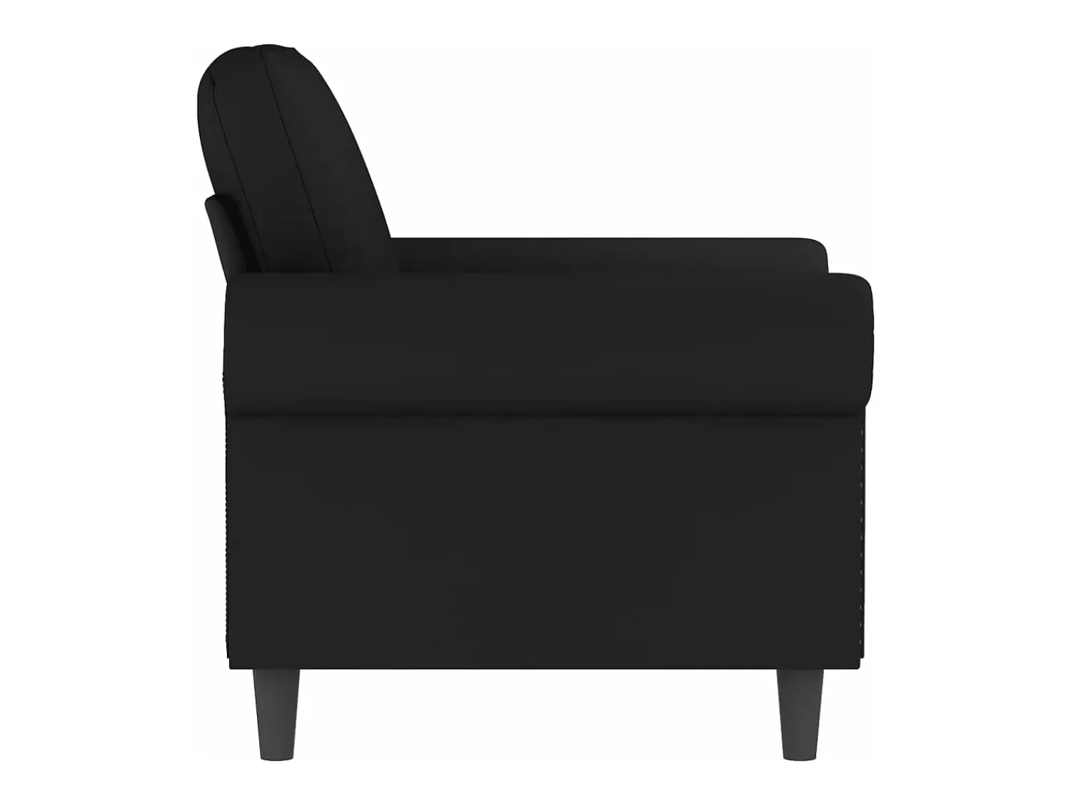New Poltrona 60 cm veludo PT654375 Preto